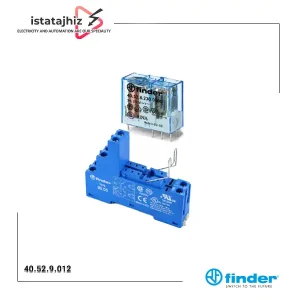 رله 12 ولت 8 پایه Finder مدل 40.52.9.012 | مشخصات فنی، قیمت و خرید