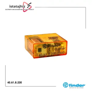 رله 230 ولت 8 پایه Finder مدل 40.61.8.230 | مشخصات فنی، کاربرد، قیمت و خرید