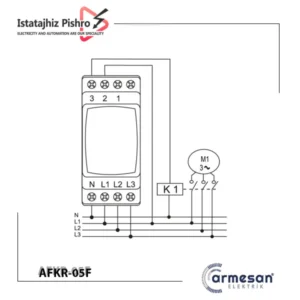 رله کنترل فاز آرمسان مدل AFKR-05F
