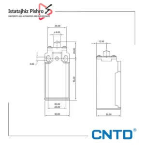 میکروسوئیچ بدنه باکالیت دو طرفه CNTD مدل CLS-101