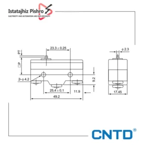 میکروسوئیچ فشاری CNTD مدل CM-1300