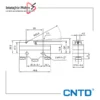 میکروسوئیچ فشاری CNTD مدل CM-1701 - Image 2