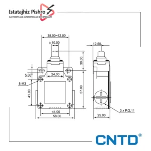 میکروسوئیچ یک طرفه CNTD مدل CSA-012