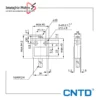 میکروسوئیچ کابلی واترپروف CNTD مدل CZ-3101 - Image 2