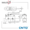میکروسوئیچ قاب دار CNTD مدل CZ-7120 - Image 2