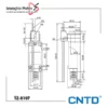 میکروسوئیچ میله ای رگلاژی CNTD مدل TZ-8107 - Image 2