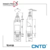 میکروسوئیچ قرقره دار فشاری CNTD مدل TZ-8122 - Image 2