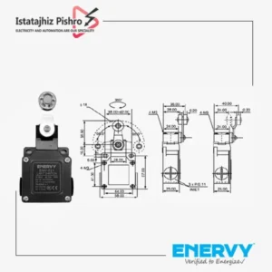 میکرو سوئیچ بازویی ENV-021 همراه گلند