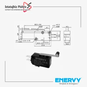 میکرو سوئیچ اهرمی بلند غلطکی ENV-103D