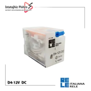 رله شیشه ای D4-12V--DC ایتالیانا رله