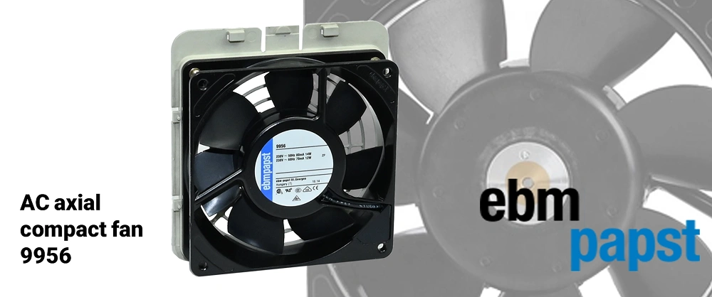 فن صنعتی EBM Papst مدل 9956 8 فن خنککننده تابلو برق فول فلزی EBM Papst 9956
