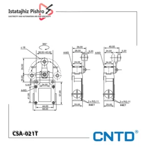 لیمیت سوئیچ CNTD CSA-021T