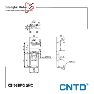 ليمیت سوئیچ کششی CZ-93BPG 2NC CNTD
