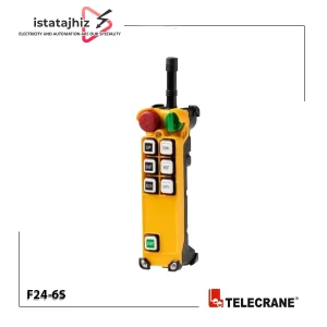 ریموت کنترل جرثقیل TELECRANE F24‑6S | کنترل صنعتی دقیق و قابل اعتماد