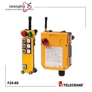 ریموت کنترل جرثقیل TELECRANE F24‑6S | کنترل صنعتی دقیق و قابل اعتماد