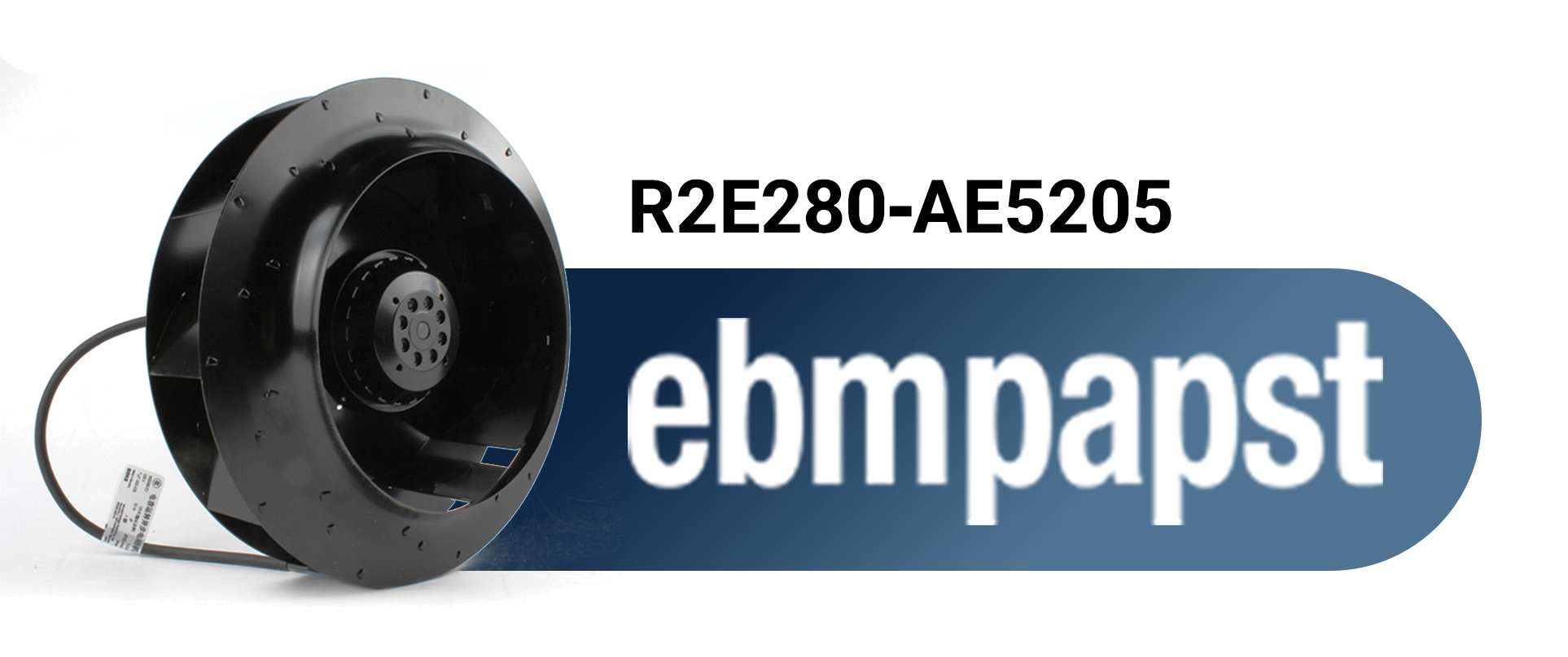 فن سانتریفیوژ EBM Papst مدل R2E280‑AE52‑05 6 2. فن رادیال صنعتی EBM Papst مدل R2E280‑AE52‑05