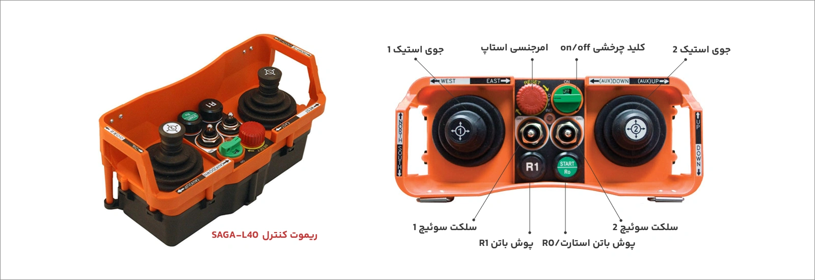 ریموت کنترل ساگا SAGA‑L40