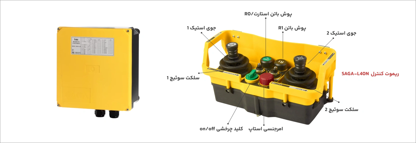 ریموت کنترل ساگا SAGA‑L40N 4 ریموت کنترل ساگا SAGA‑L40N