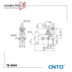 لیمیت سوئیچ TZ-6004 برند CNTD