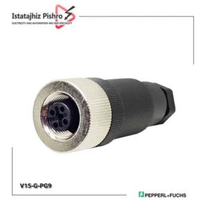 سوکت سنسور مادگی 4 پین M12 پپرل اند فوکس مدل V15‑G‑PG9
