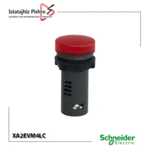 چراغ سیگنال باکالیت قرمز با LED داخلی 230–240 ولت AC سری XA2 مدل XA2EVM4LC