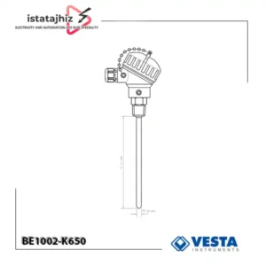 ترموکوپل هددار وستا BE1002‑K650