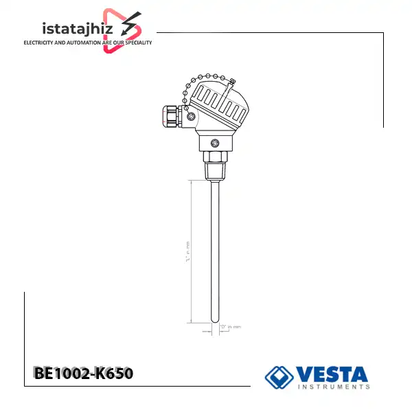 ترموکوپل هددار وستا BE1002‑K650 2 ترموکوپل هددار وستا BE1002‑K650