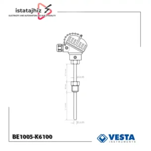 ترموکوپل هددار وستا BE1005‑K6100 تیپ K