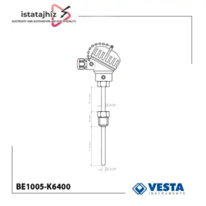 ترموکوپل هددار وستا BE1005‑K6400 تیپ K