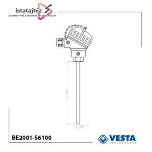 PT100 هددار وستا مدل BE2001-S6100