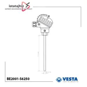 PT100 هددار وستا مدل BE2001-S6250