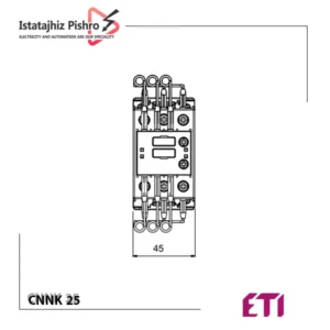 کنتاکتور خازنی ETI سری CNNK25