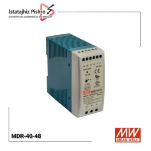 منبع تغذیه MDR-40-48 مینول (منبع تغذیه ریلی ۴۸ ولت ۰.۸۳ آمپر)