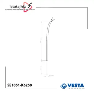 ترموکوپل با سیم رابط مدل SE1051-K6250