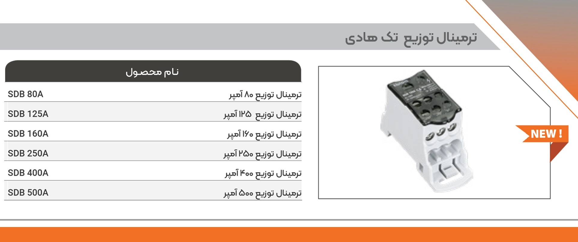 ترمینال توزیع تک پل رعد