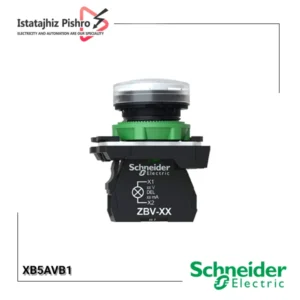 چراغ سیگنال سفید اشنایدر XB5AVB1 با LED داخلی 24 ولت AC/DC