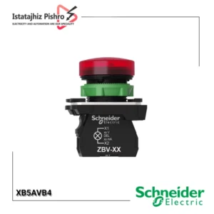 چراغ سیگنال قرمز اشنایدر XB5AVB4 با LED داخلی 24 ولت AC/DC