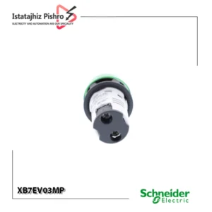 چراغ سیگنال باکالیت سبز با LED داخلی 230–240 ولت AC مدل Schneider XB7EV03MP