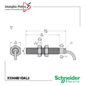 سنسور القایی XS508B1DAL2 اشنایدر