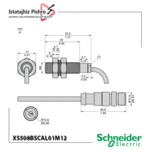 سنسور XS508BSCAL01M12 اشنایدر