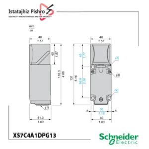 سنسور القایی Schneider مدل XS7C4A1DPG13