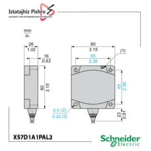 سنسور القایی Schneider XS7D1A1PAL2