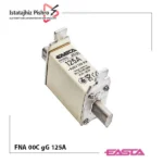 فیوز کاردی پایه کوتاه 125 آمپر سایز NH00C برند ایستا