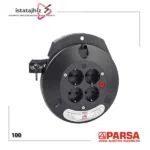 پریز سیار 4 خانه 5 متری ارت‌دار