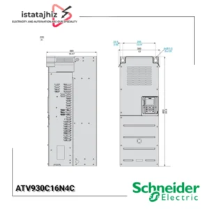 ATV930C16N4C | اینورتر سه‌فاز 160 کیلووات اشنایدر بدون مدار چاپر