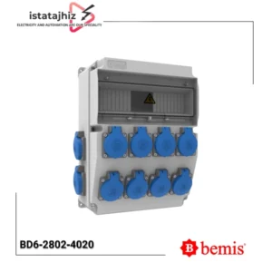 سوکت باکس صنعتی Bemis مدل BD6‑2802‑4020