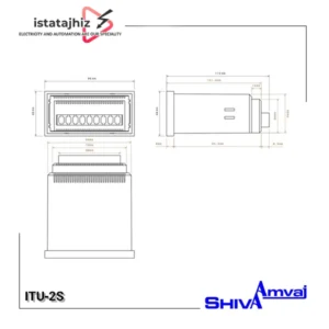 ترموستات صنعتی دو مرحله ای ITU-2S شیوا امواج (کد 15U1)