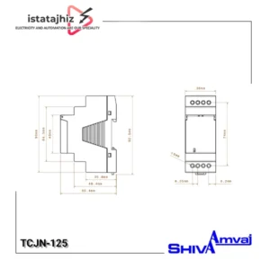 ترموستات دیجیتال TCJN-125 شیوا امواج
