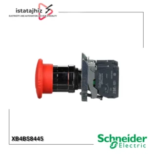 شستی امرجنسی کله قارچی فلزی 1NC+1NO اشنایدر XB4BS8445