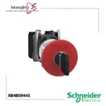 شستی امرجنسی کله قارچی کلیددار فلزی 1NC+1NO اشنایدر XB4BS9445